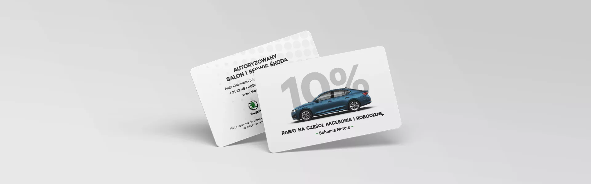 karty rabatowe w ASO Škoda Bohemia Motors